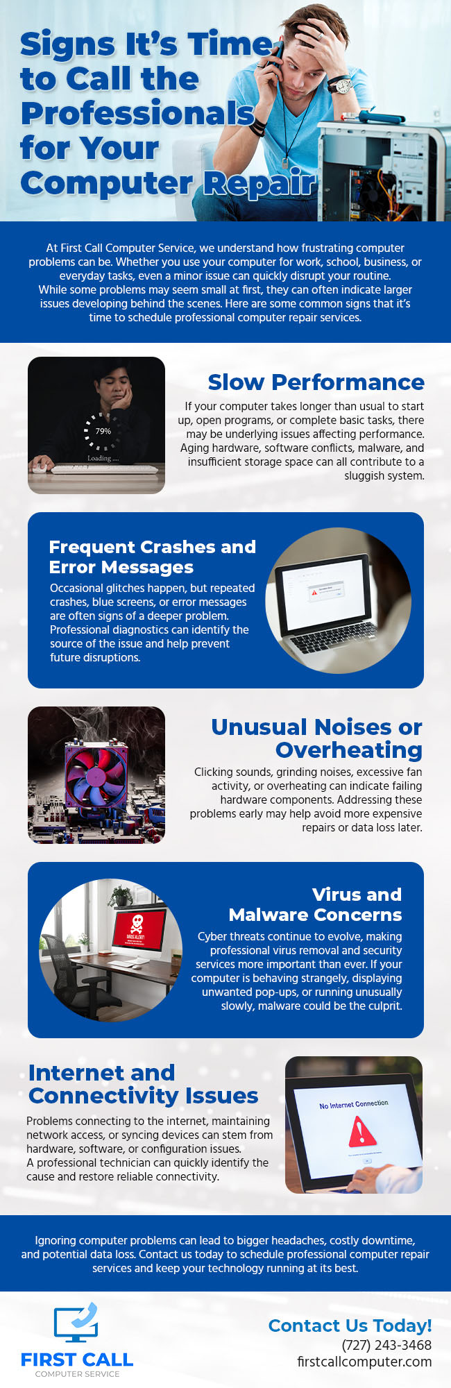 Signs It’s Time to Call the Professionals for Your Computer Repair